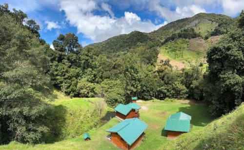 Paisaje cerca de este chalet de montaña