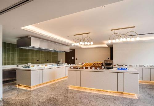 Dapur atau dapur kecil di Hilton Garden Inn Anqing Susong