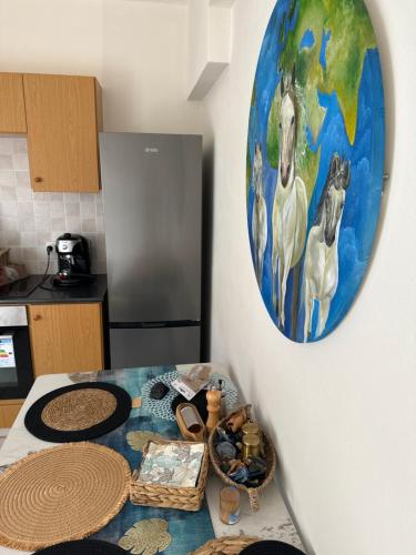 Kuchyň nebo kuchyňský kout v ubytování Arting Sea-A Dog friendly house