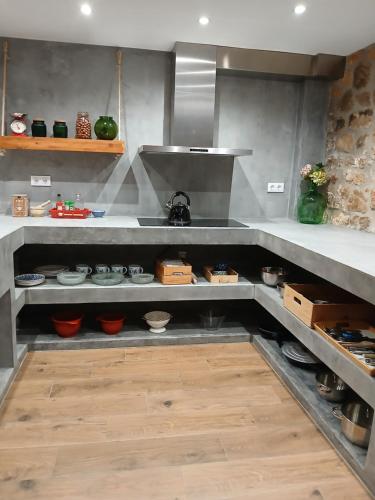 Η κουζίνα ή μικρή κουζίνα στο Casa Melida