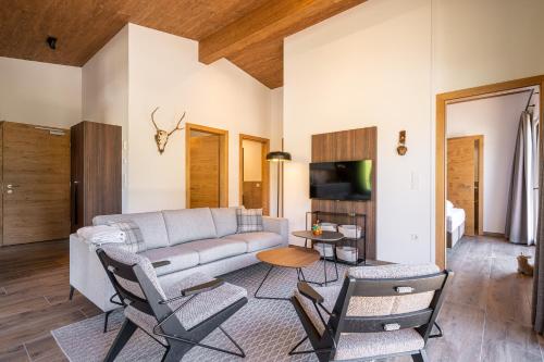 Alpenzauber Apartments by Montevivaにあるテレビまたはエンターテインメントセンター