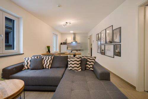 Χώρος καθιστικού στο Wohnung 4 Rosenstraße