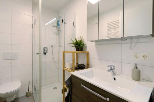 Koupelna v ubytování Wohnung 4 Rosenstraße