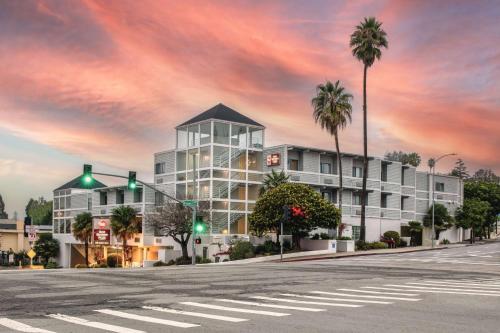 a rendering of a building on the corner of a street at Best Western Plus All Suites Inn in Santa Cruz