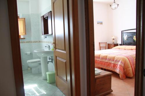 A bathroom at Agriturismo Podere Fiume