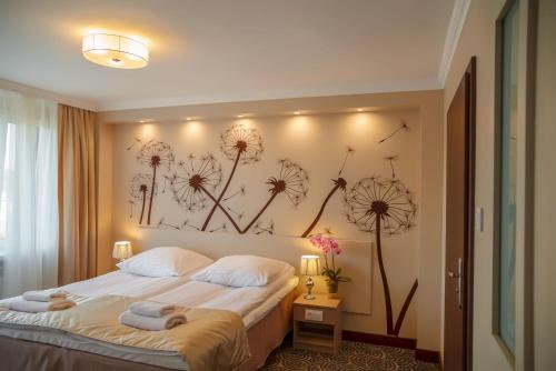 Katil atau katil-katil dalam bilik di Hotel Cristal Park