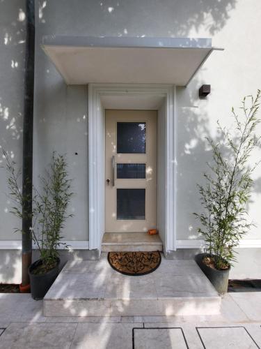 Facaden eller indgangen til Villa Gallo Luxury Colli Euganei