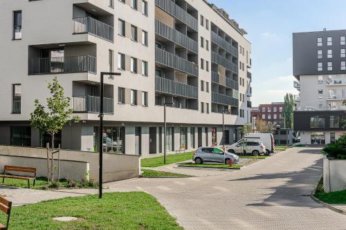 Bygningen som lejligheden ligger i