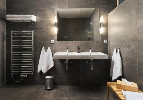Koupelna v ubytování Apartmány Benedicta
