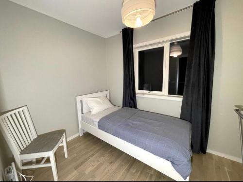 Ένα ή περισσότερα κρεβάτια σε δωμάτιο στο NEW Duplex Apartment Near the city with Free Private Parking