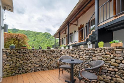 Nespecifikovaný výhled na hory nebo výhled na hory při pohledu z bed and breakfast