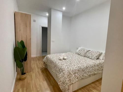 Katil atau katil-katil dalam bilik di Loft cerca Murcia centro