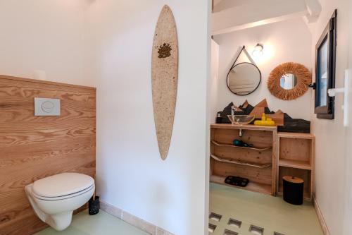 Ένα μπάνιο στο Chambre d'hôte dans un loft cosy en cœur de ville
