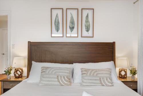 Katil atau katil-katil dalam bilik di Lakeview house centrally located