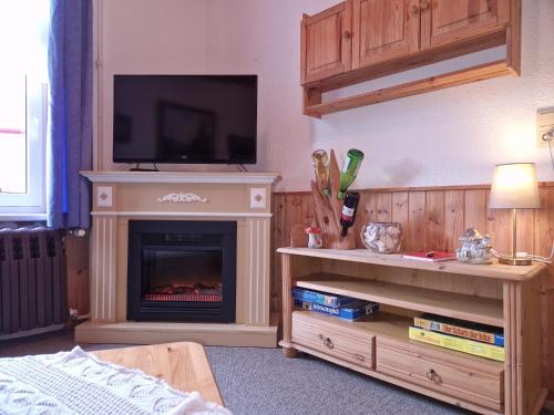 TV a/nebo společenská místnost v ubytování Haus Fessel - Birkenkopf