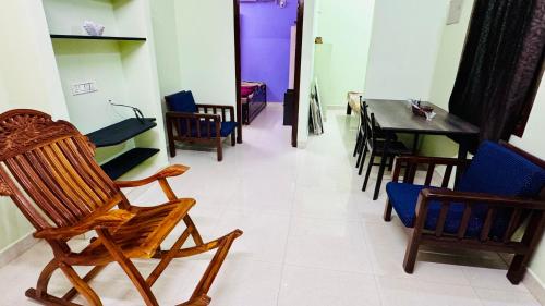 Χώρος καθιστικού στο Mayura Homestay