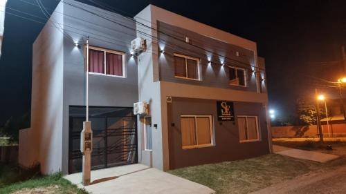 Budova, kde se aparthotel nachází