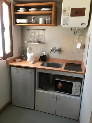 Η κουζίνα ή μικρή κουζίνα στο Esteños de la Pedrera Posada y Spa