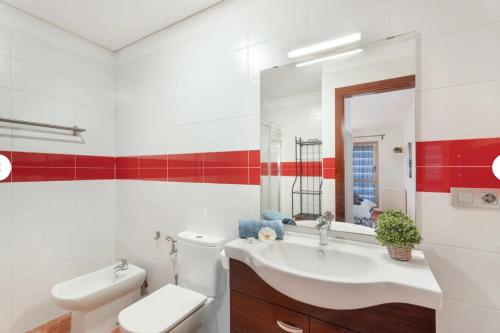 Ένα μπάνιο στο Apartamento FULA
