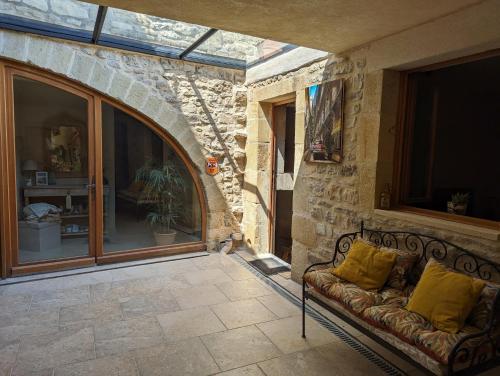 Posezení v ubytování L'Orangerie Studio