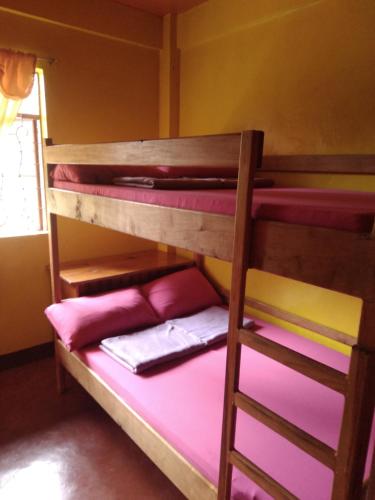 Postel nebo postele na pokoji v ubytování Rowena's Maligcong Homestay