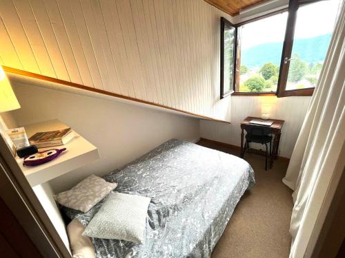 Postel nebo postele na pokoji v ubytování Studio confort à Méaudre - Ski & parking privé - FR-1-737-88