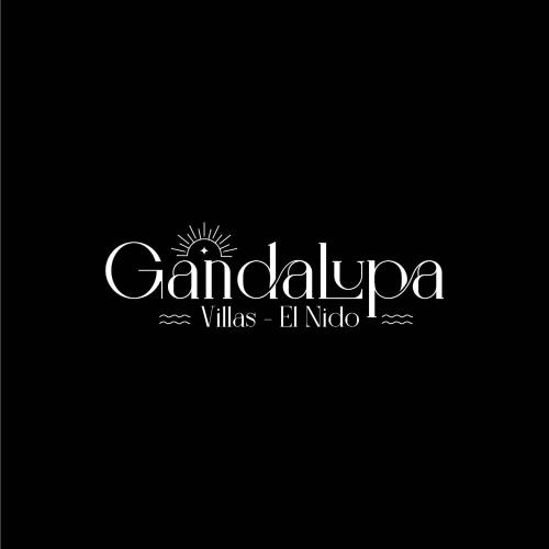 a logo for a villas la viola at Gandalupa Villas Elnido in Langi-langiban