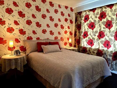 Postel nebo postele na pokoji v ubytování B&B on Hoffman