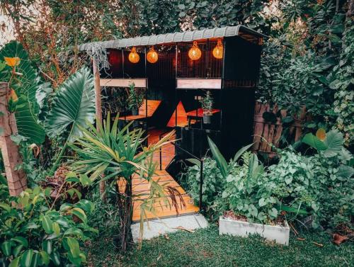 Κήπος έξω από το The WE2 - Tiny Home with Romantic Pool in Bentota