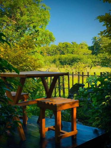 Κήπος έξω από το The WE2 - Tiny Home with Romantic Pool in Bentota