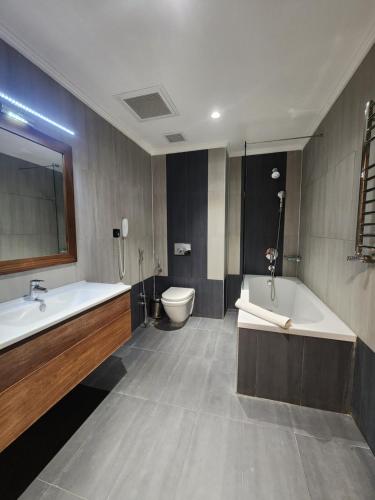 Koupelna v ubytování El Resort Hotel