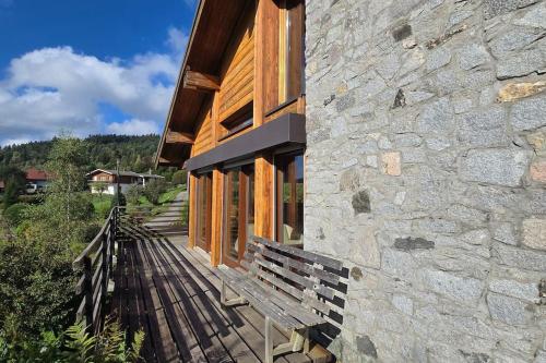 Bygningen som chaletet ligger i