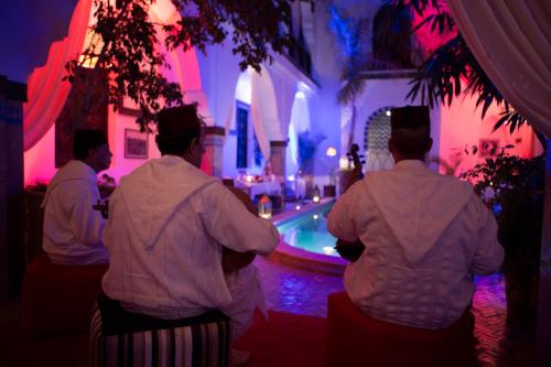 Clientes alojados en Riad Dar Alfarah