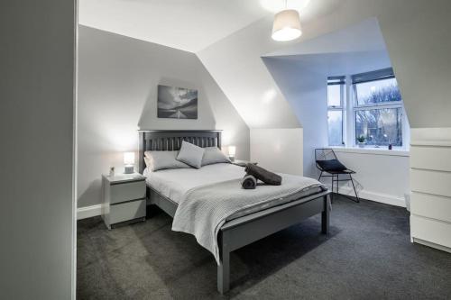 Ένα ή περισσότερα κρεβάτια σε δωμάτιο στο Strathbogie Apartment Huntly