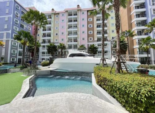Πισίνα στο ή κοντά στο Jomtien SevenSeas Condo 1BR