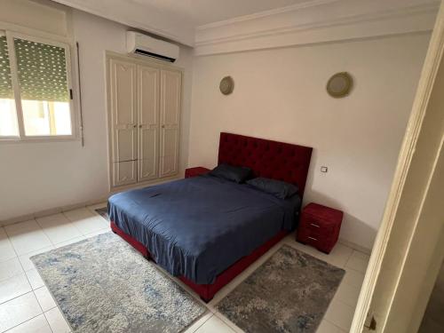 Cama o camas de una habitación en appartement luxueux résidence atlas hivernage