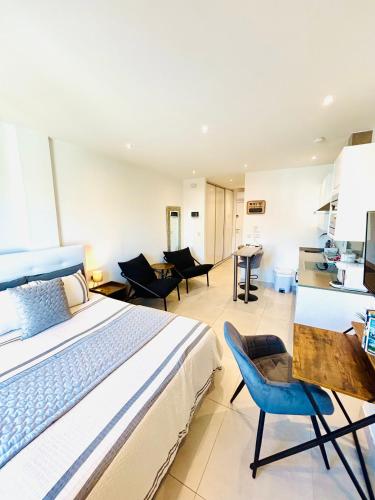 Istumisnurk majutusasutuses Gibraltar Central Suites