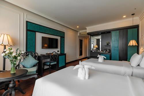 Posezení v ubytování Hadana Boutique Resort Hoi An