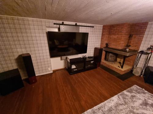 TV a/nebo společenská místnost v ubytování Big villa