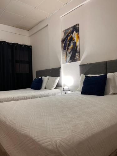 Postel nebo postele na pokoji v ubytování Apartamentos Trebol