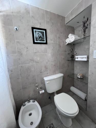 Koupelna v ubytování Espacio I