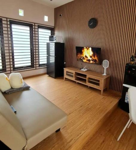 Μια τηλεόραση ή/και κέντρο ψυχαγωγίας στο House of Merino at Ciumbuluit