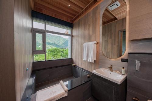 Koupelna v ubytování 埔里春天度假村 Spring resort