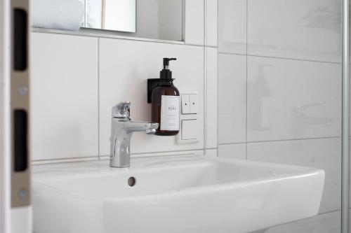 Ένα μπάνιο στο Schöne Apartments in der Innenstadt I home2share