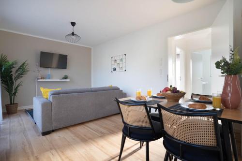 Μια τηλεόραση ή/και κέντρο ψυχαγωγίας στο Schöne Apartments in der Innenstadt I home2share