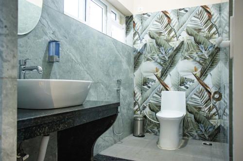 Koupelna v ubytování Kanive Eco Stay sakleshpur