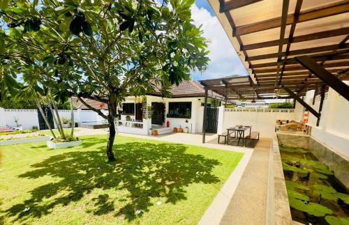 Zahrada ubytování Jitsin Villa Koh Tao