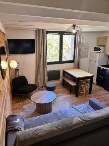 Joli appartement 2min des pistes, avec 1 chambre et 1 coin montagne