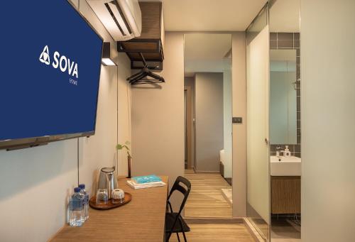 Μια τηλεόραση ή/και κέντρο ψυχαγωγίας στο SOVA Hotel Bangkok