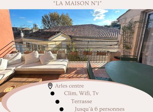 La maison n1 Arles terrasse